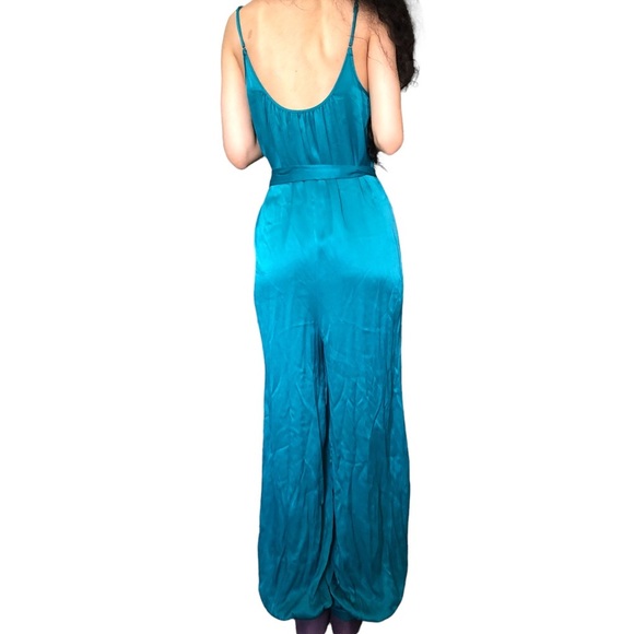 Saturday Sunday By Anthropologie Turquoise Jumpsuit - Picture 5 of 10